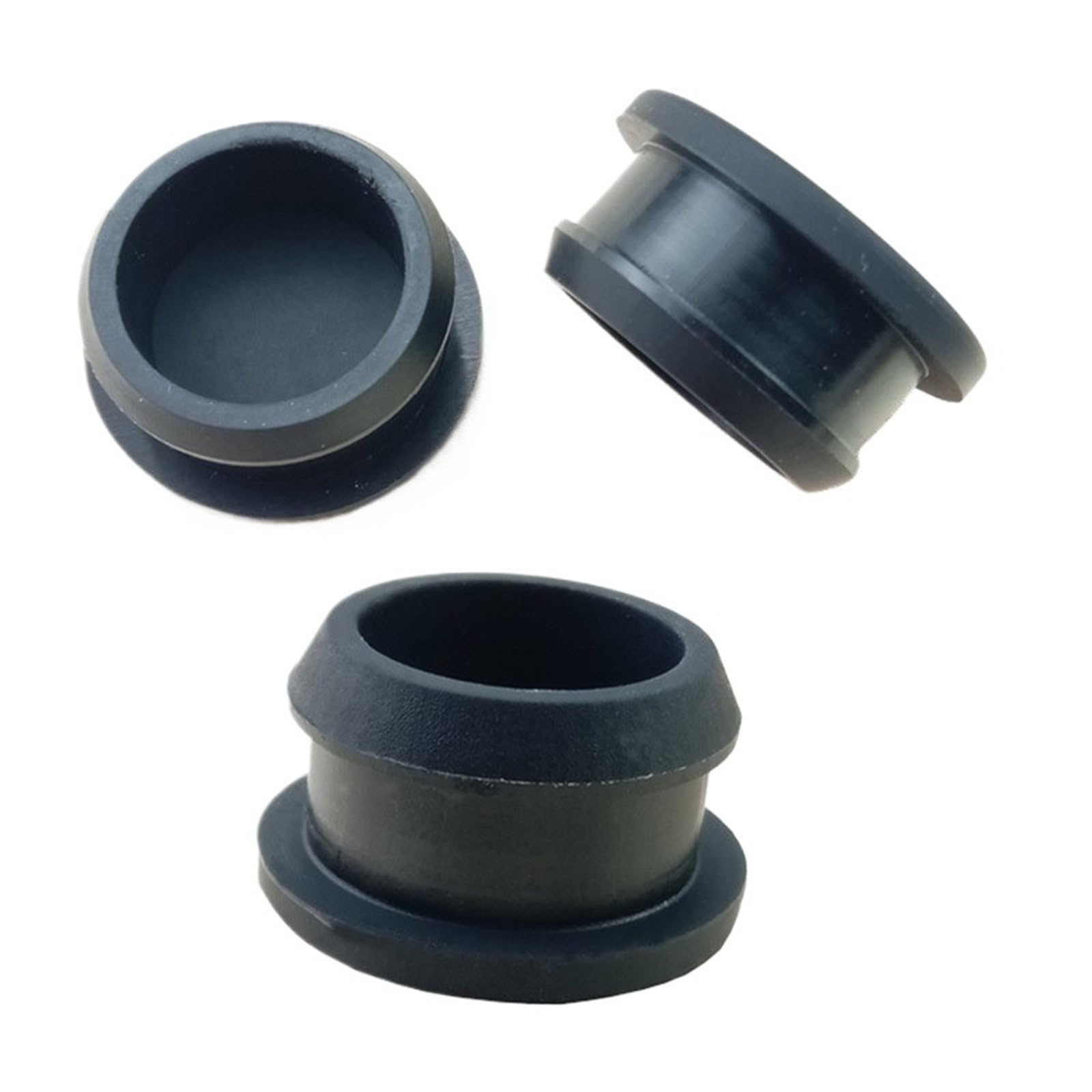 Tapón de sellado de tapas de orificios de goma de silicona, Tapas de orificios de goma de silicona negra, cubierta tipo T de 4,5 mm a 20 mm, junta a presión, tapas de cierre, tapón de sellado, 14MM_50