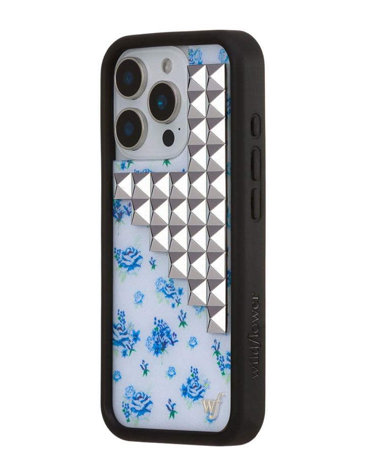 Image of Wildflower Cases - iPhone 16 Pro Compatible - Stud Collection | Impact-Certified 6.5 ft Drop Protection Case, Raised Protective Bumper, Cute Aesthetic Design, Women-Owned Small Business