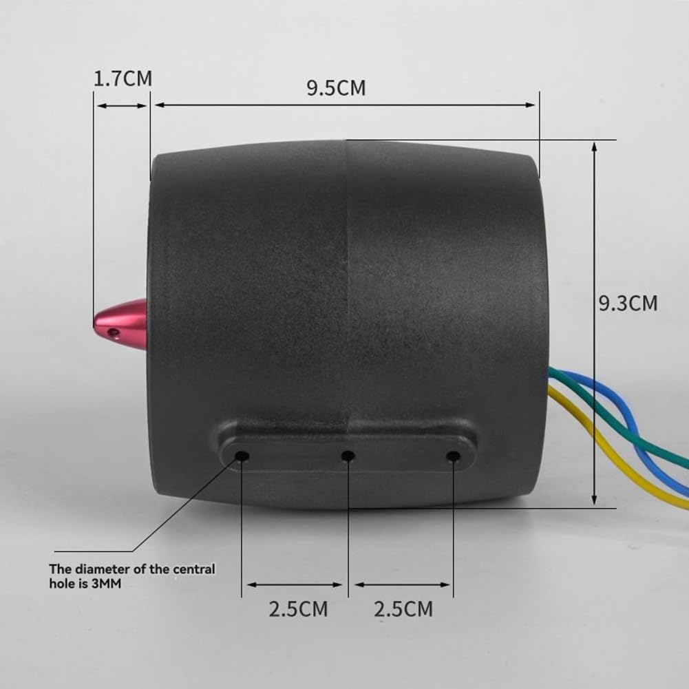 Propulsor Submarino con Motor Sin Escobillas de 400 W para Kayaks y de Paddle Surf. en Sentido Antihorario.