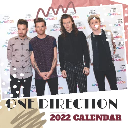 2022 One Direction Calendar: OFFICIAL ONE direction Calendar 2022 With Notes Section,Monthly Square Calendar From January to December 2022 With 14 Exclusive One direction boys Photoshoots
