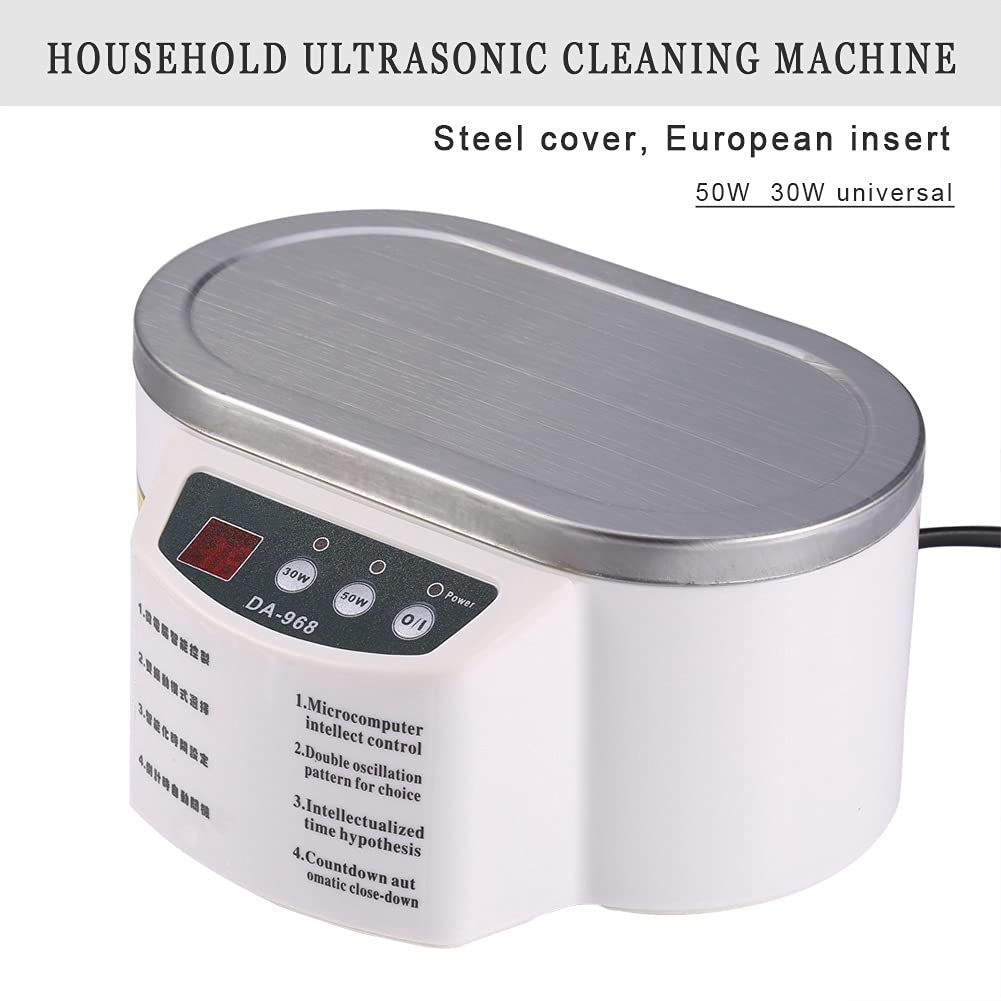 Limpiador De Baño Ultrasónico Digital 30W/50W Seleccionable, Capacidad 600ml, Apto Para Diversos Objetos