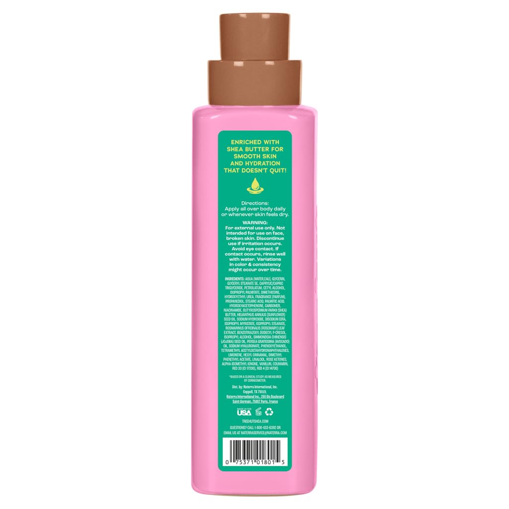 Tree Hut Hydraglow Body Lotion , Mothers Day Gifts, Hydrating & Moisturizing Daily Body Lotion for Soft, Glowing Skin, Lightweight Non-Greasy Formula, 18 fl oz: Raspberry Fizz