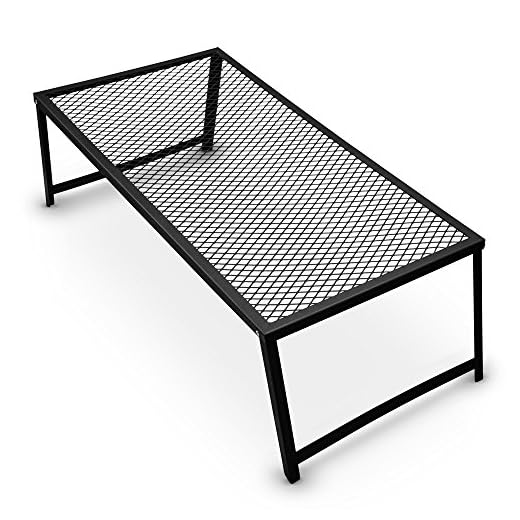 Grizzly Peak Heavy Duty Steel Mesh Over Fire Camping Grill Gate (Family Size - 34" x 16")