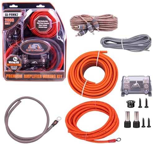Amazon: Surge Series Amplifier Installation Wiring Kit - 4 Gauge