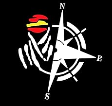 Customised Stickers for Cars 4x4, SUV, Adhesive Vinyl, Die Cut, Exterior (White, 11 x 12 cm)