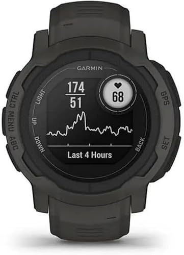 Vista 2 de Garmin 010-02626-10 Instinct 2, reloj resistente para exteriores con GPS, construido para todos los elementos, con soporte multi-GNSS, enrutamiento