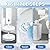 60 Count Toilet Wand Refills for Clorox,4X Cleaning Power Toilet Bowl Cleaner Refill Pads,Disposable Toilet Brush Scrubber Refills for Bathroom Cleaning,No Falling Apart