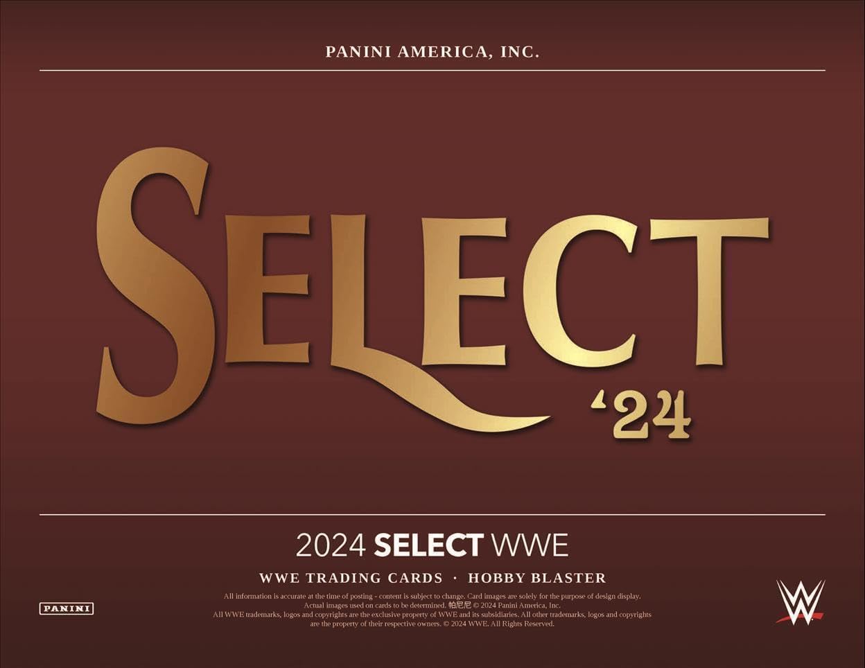 2024 Panini Select WWE Wrestling Hobby Trading Card Blaster 6 Pack Box