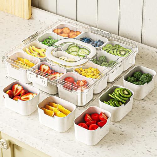 Plateau de service divisé avec couvercle robuste et design épuré - 3