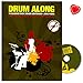 Produktbild Drum Along X - 10 Classic Rock Songs Continued - als Leadsheet mit den verschiedenen Songteilen und den entsprechenden Schlagmustern notiert - Songbook mit CD und bunter herzförmiger Notenklammer