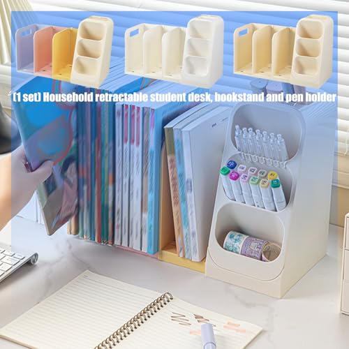 Organizadores de escritorio retráctiles para una mesa de estudio en casa siempre despejada 5
