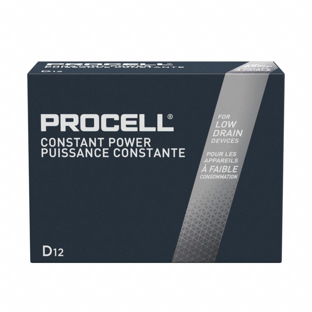 D12 Battery Procell PC1300 Professional Batteries By Duracell QTY 12 Pack | Value Box