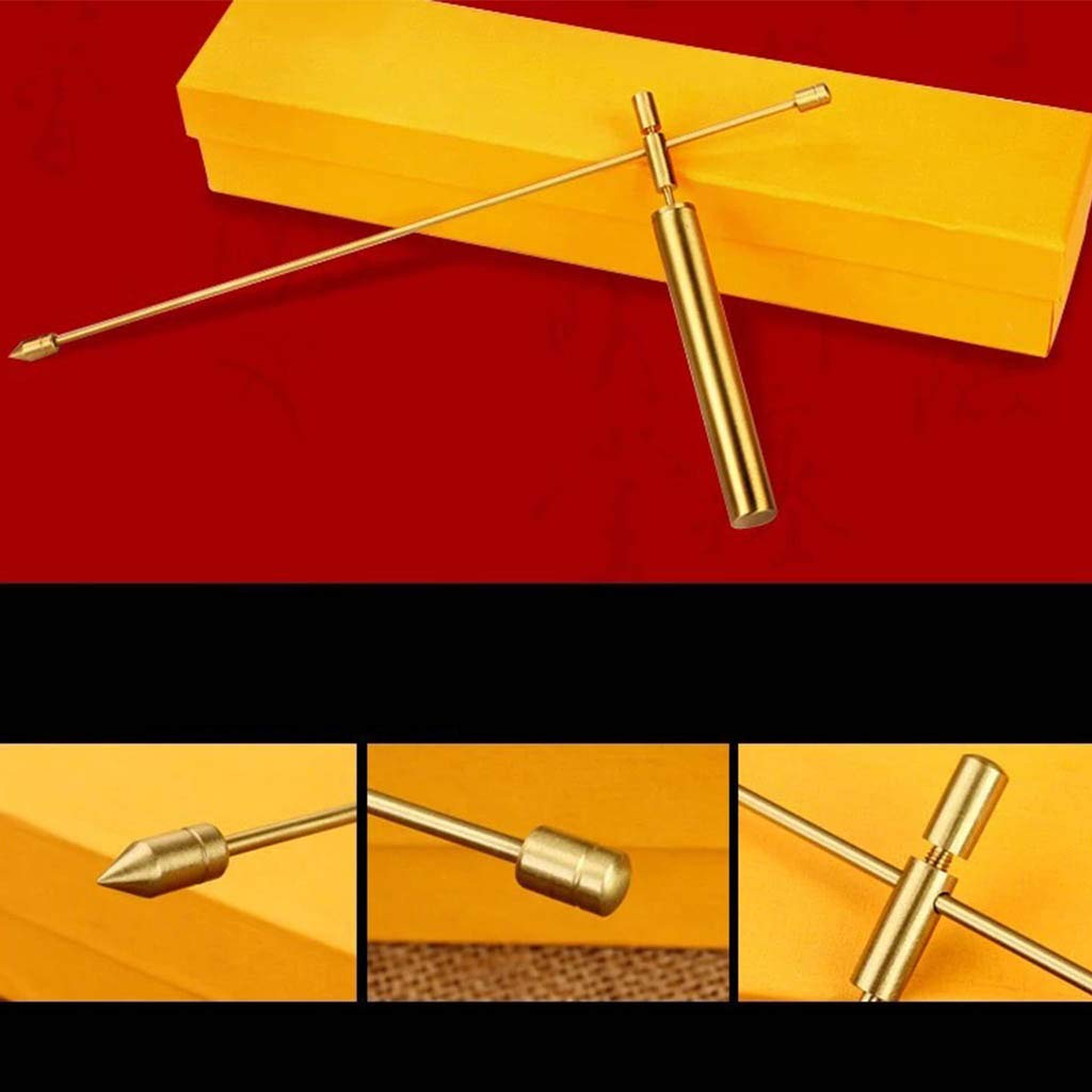 LEXIANG Varillas de radiestesia de latón de 2 Piezas, Varilla ...