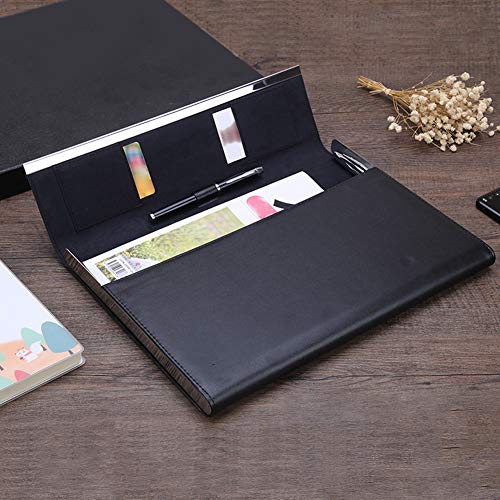 Jerliflyer Document Bag, Briefcase File Brief Portable Durable Pu Business Case Document Bag Briefcase File Brief Business Gift2