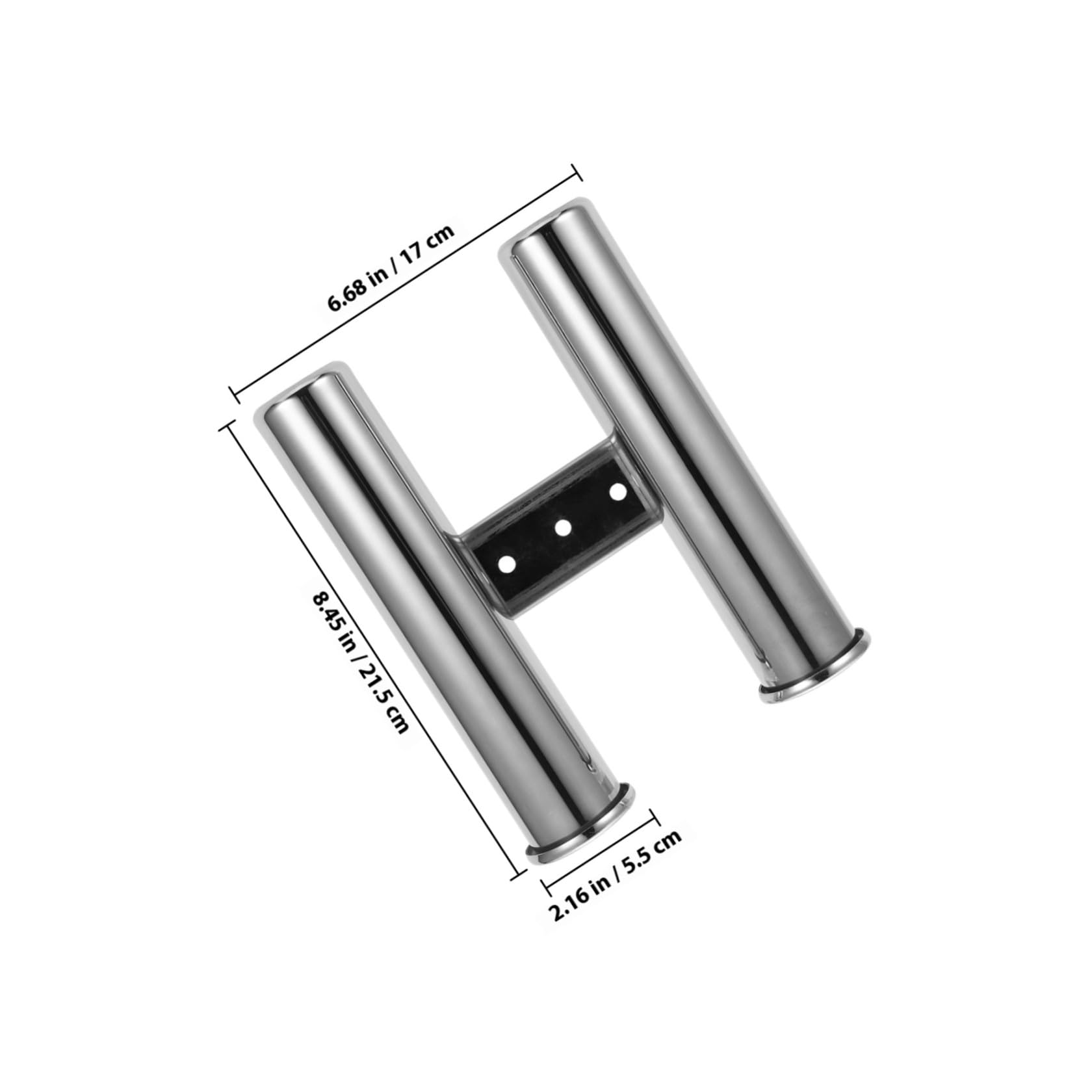 LABRIMP Porta Canne da Pesca in Acciaio Inossidabile Argento | Vacanze Estive, Supporto per Pesca Robusto, Resistente alla Corrosione, per Canne e Fishing Rod