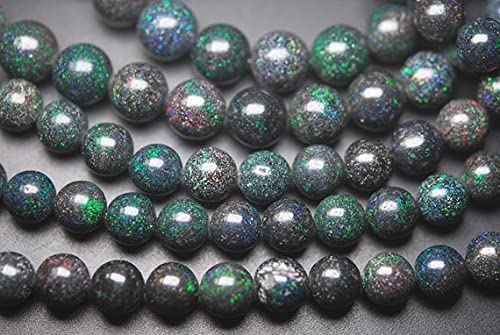 Opal Noir d'Australie naturel rondelles 8-9mm LKBEADS pour bijoux de luxe