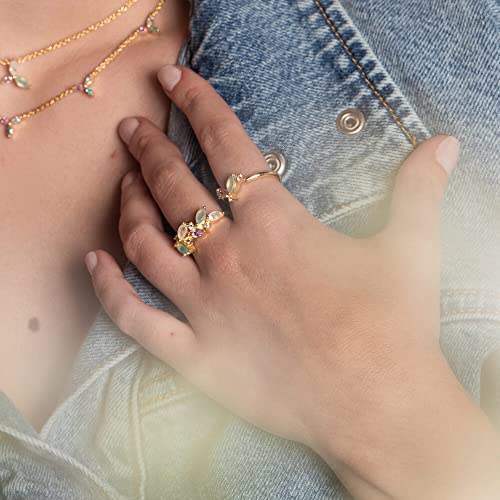 Bague dorée Denali pour illuminer vos tenues d'été en pastel