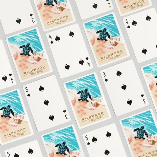 Baraja de poker con 52 cartas Wildwood New Jersey miniatura 4