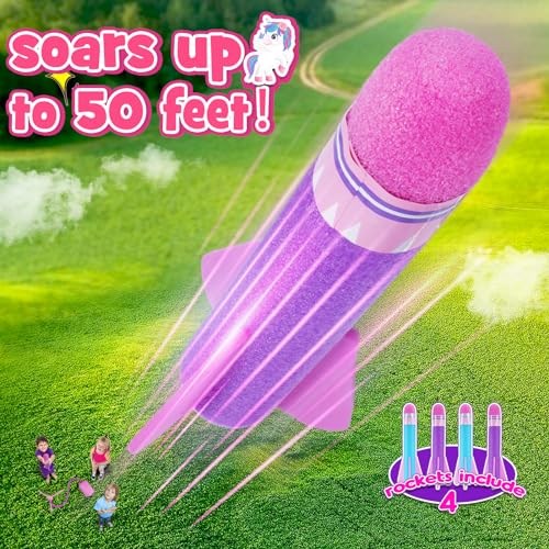 HappyGoLucky Razzo a Pedali, Giocattoli da Esterno Adatti Ai Bambini