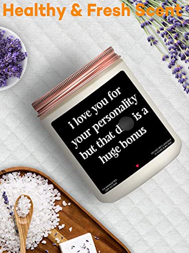 Funny Naughty Gifts For Women, Valentines Day,Anniversary, I Love You, Birthday Gifts For Women, Wife, Fiancée, Girlfriend, Couple - Scented Candles Gifts #TOP1