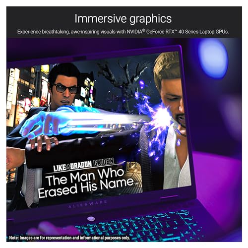 Alienware M16 R2 Gaming Laptop, Intel Core Ultra 7-155H, 64 GB DDR5 Ram, 4 TB PCle SSD, 16" QHD+ (2560x1600), Nvidia Geforce RTX 4070, Windows 11 Pro - Image 3