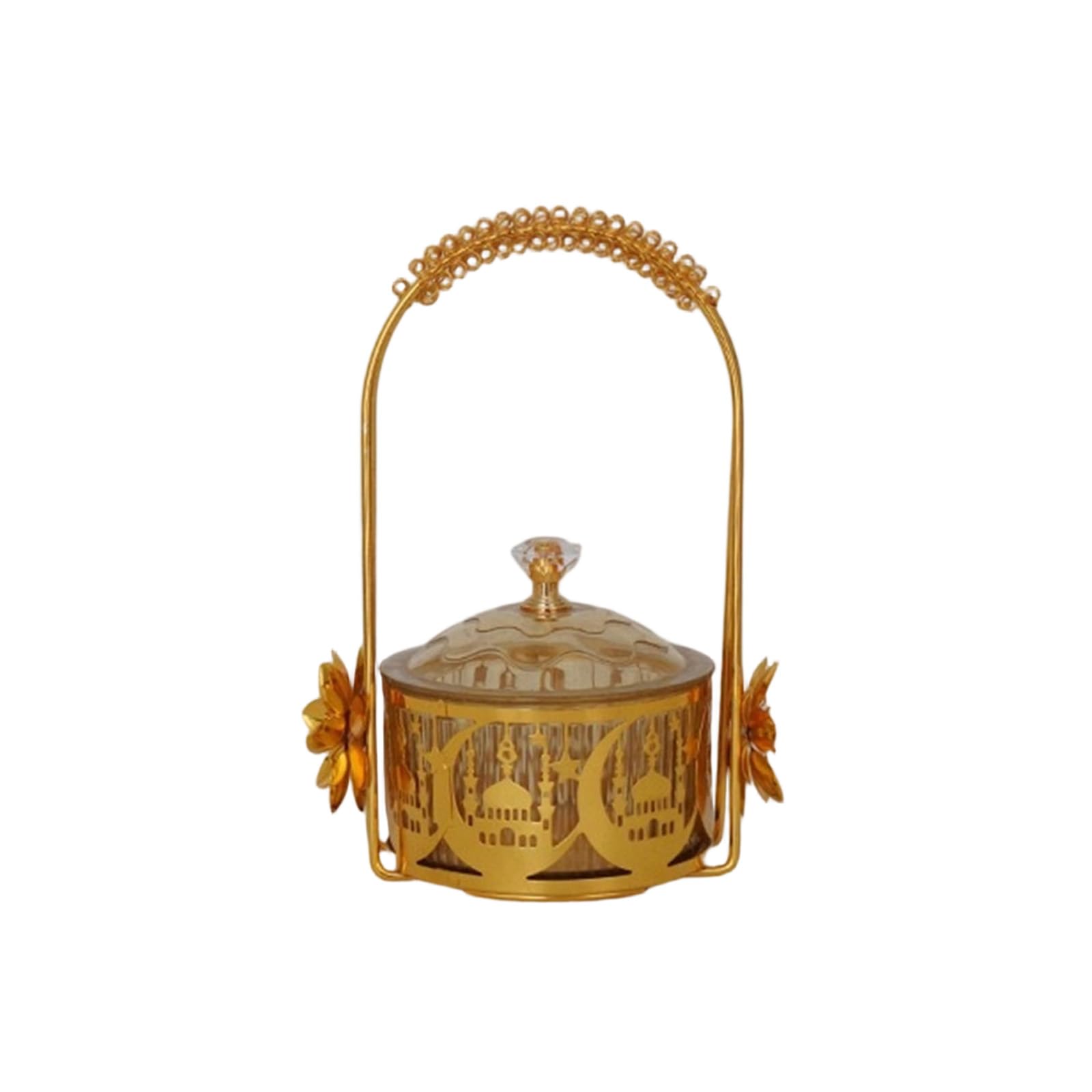 hogtnd Electroplated Decorative Dish Kitchen Accents Candy Storage Food Display Elegant Serving Plate Non Slip Serving Tray