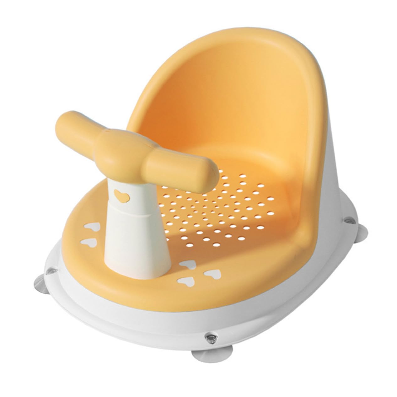 BESTonZON Asiento Ligero Antideslizante Bebés de a 6 Meses Baño de 12 para Diseño Adecuado y Material Pp y Tpe para Bañar y Jugar Seguro