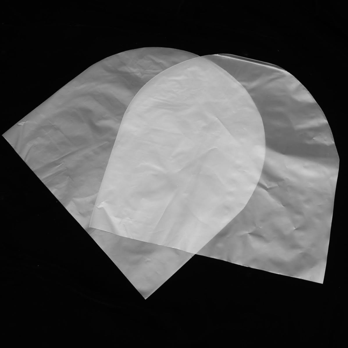 100pcs Lldpe Record Sleeves with Flap-Free Design for Vinyl Record Protection, Thickened 8 Mil Covers to Reduce Friction and Wear, Suitable for 25cm Vinyl Albums