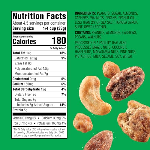 Image of Emerald Salty Sweet Mixed Nuts, 5.5oz Resealable Bag