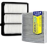 SERVKITOUR Engine Cabin Air Filter Set for Accord (2018 2019 2020 2021 2022) 1.5L Gas Only, Replace 17220-6A0-A00, 80292-SDA-A01