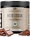 KEY NUTRIENTS Keto Cocoa Powder, 20 Servings Low Carb, Hot Chocolate Mix with MCT Oil - Keto Diet Supplement - Gluten Free, Non-GMO & Hot Cocoa Powder - Peptides Protein Powder Keto Drink Mix