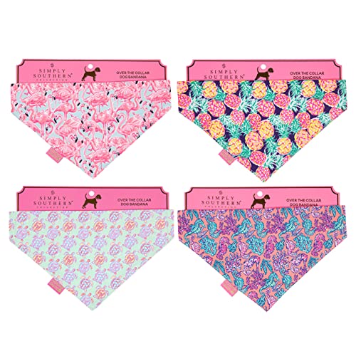 Simply Southern Pet Bandana (Flamingo)