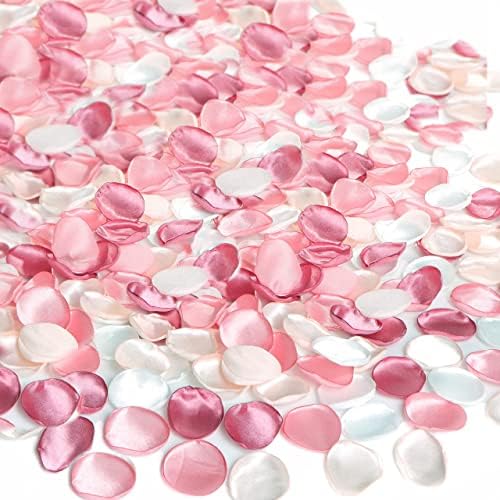 ONNIY300 Pcs Silk Rose Petals for Wedding Decorations, Blush Pink