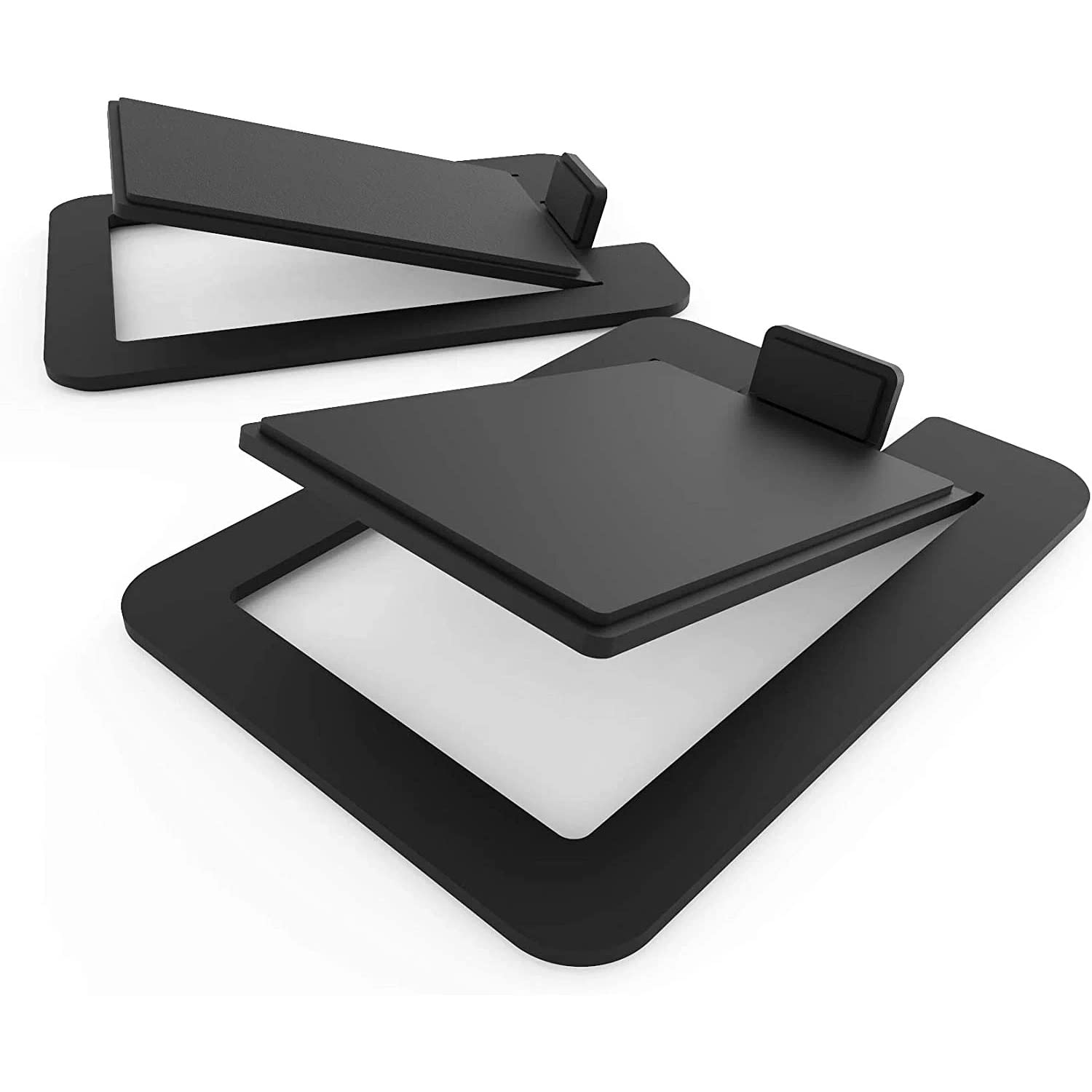 Techzere Desktop Speaker Stands 1 Pair. Speaker Stands for External Sound System Monitors or Computer Speakers for Home Office or Gaming Desk NQ364A (Black) (B0C61VY61K) Amazon Price History, Amazon Price Tracker