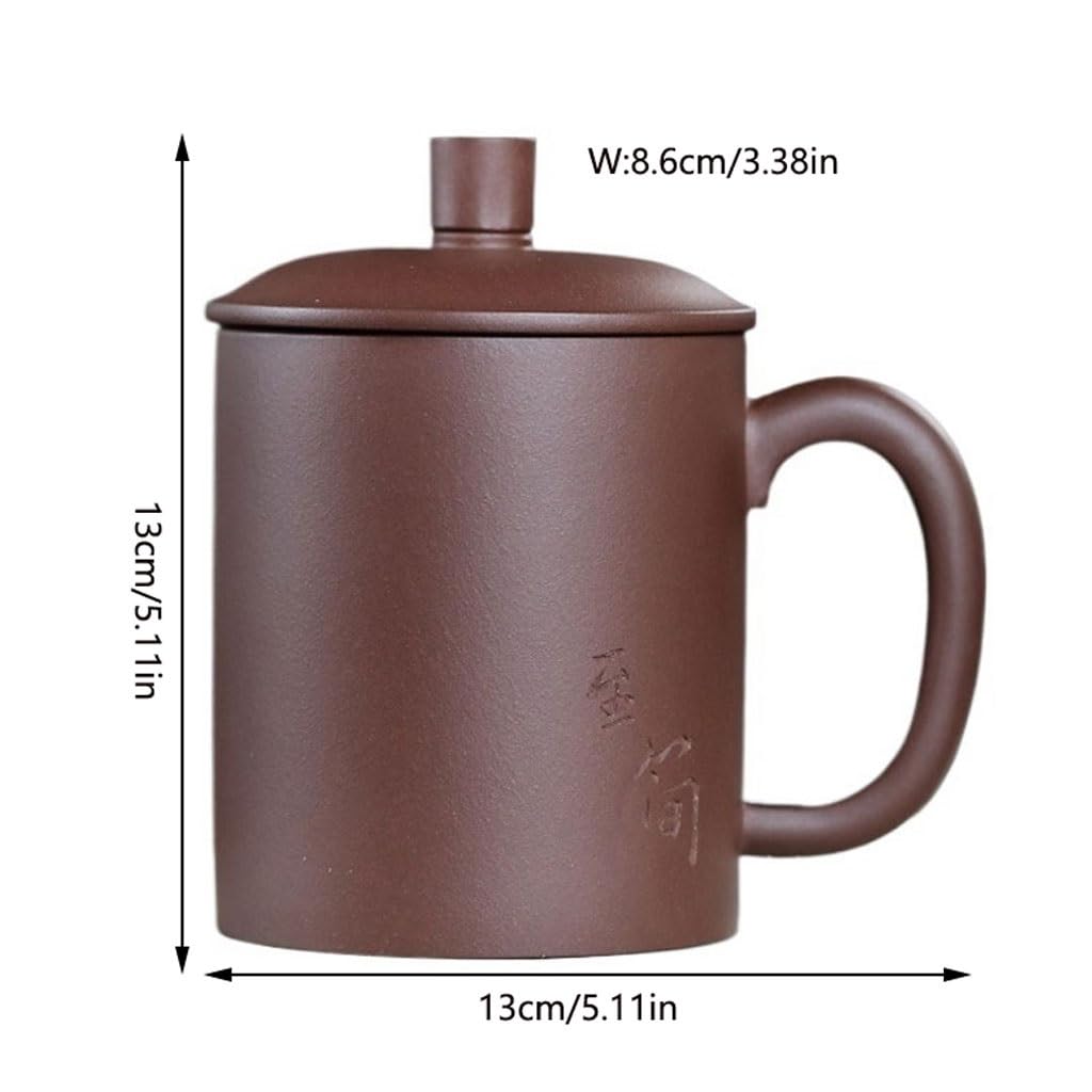 Matcha kubki domowe kubek na wodę 450 ml fioletowy kubek z piaskiem ręcznie grawerowany kubek do parzenia herbaty męski biurowy kubek do herbaty zestaw do herbaty zaparzacz do herbaty kubek do