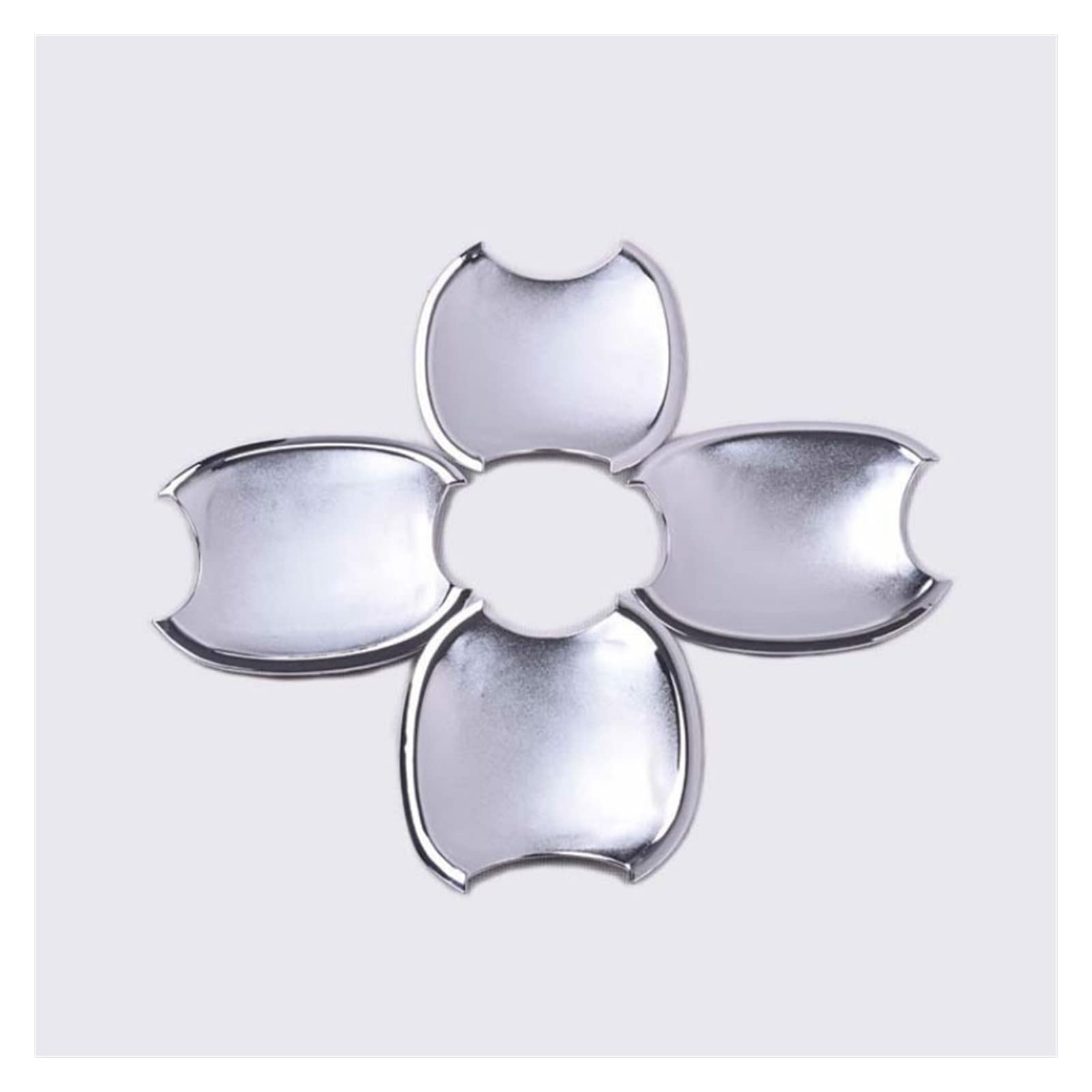 QWQTHGS Car Exterior Door Handle Cap for HILUX Chrome Car Door Handle Cup Bowl Cover Trim Sticker(1)