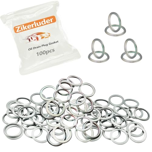 Image of 100PCS Oil Drain Plug Gasket Crush Washer Compatible with S-ubaru 2010-2024 Replace 803916010