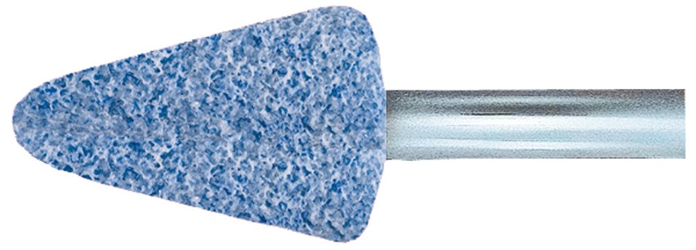 PFERD 30006 Vitrified Bond Mounted Point, Ceramic Oxide, Shape A5, 3/4" Diameter x 1-1/8" Length, 1/4" Shank, 45000 RPM, 46 Grit (Pack of 10)