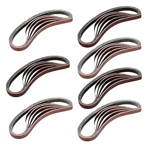 Xzhen Schuurriem Schuurpapier Elk van 60 80 120 150 180 240 400 Gesorteerde GRITS Abrasive Bestandsgordels Fit for Air Belt Sander