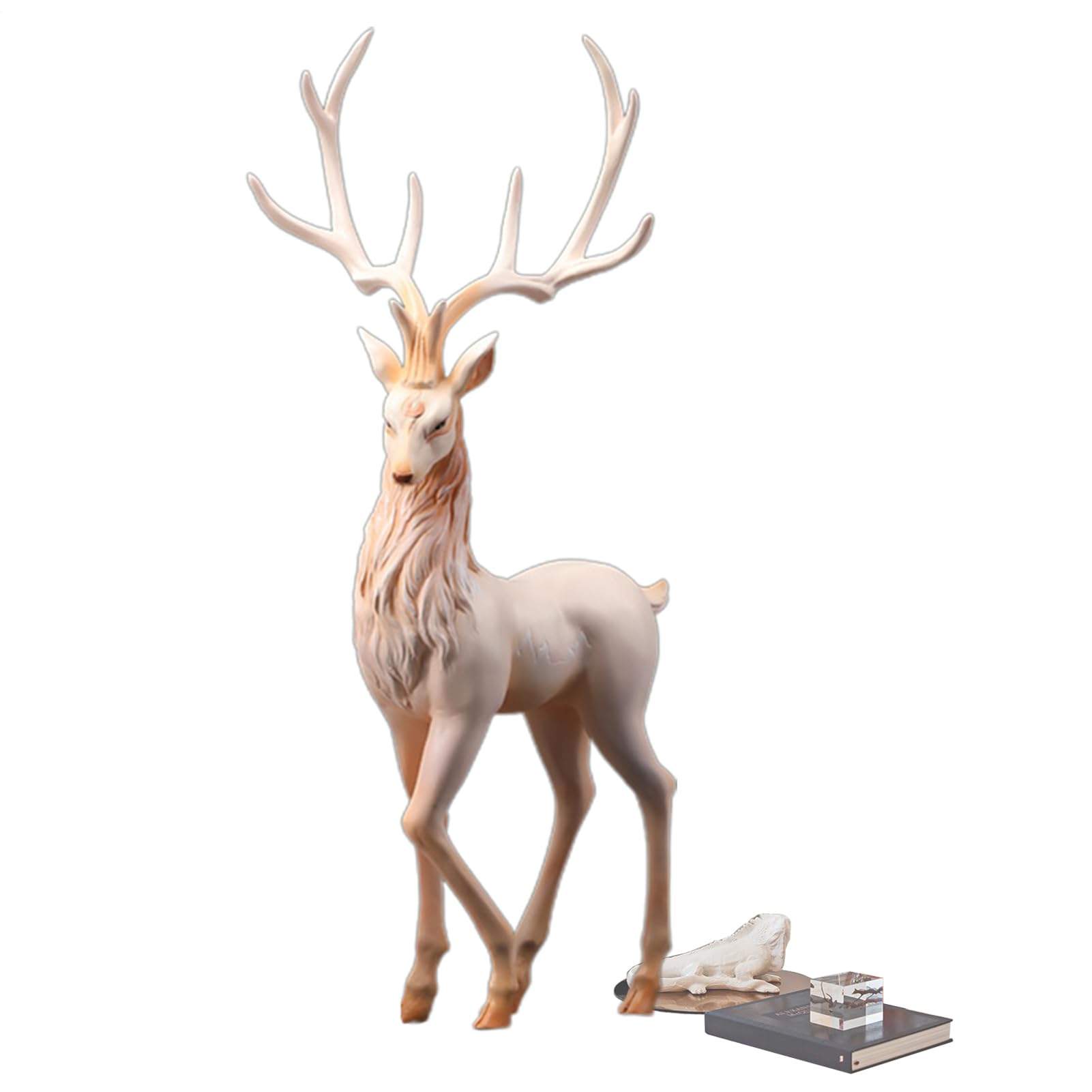 Rentier | Kreative Hirschfigur aus Kunstharz | Harz Weihnachten Elch