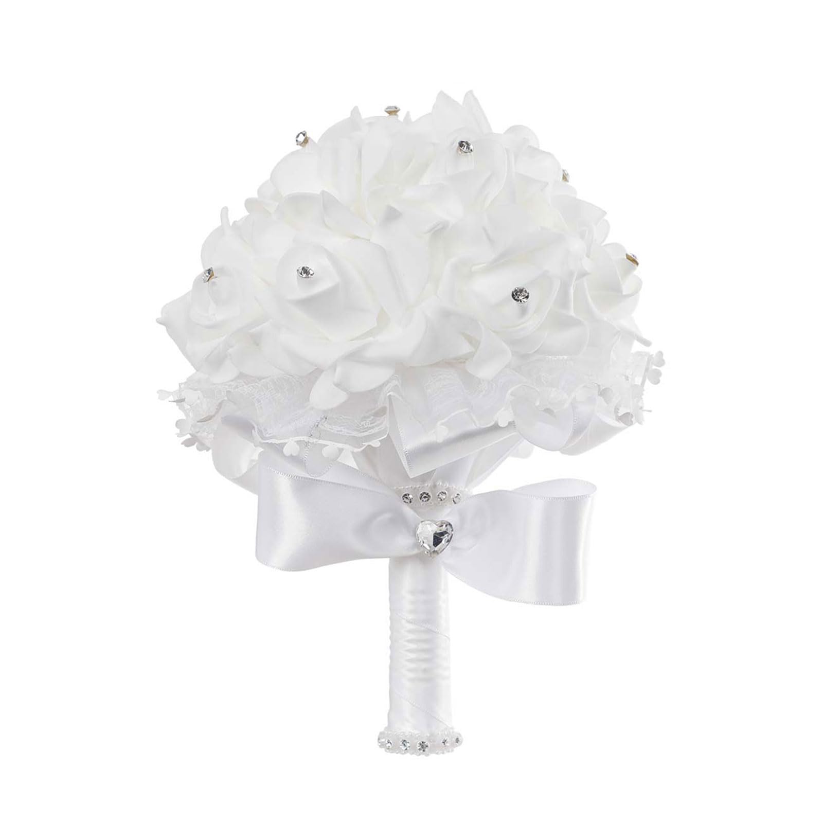 Yhplxyuus Lasting Bridal Flower Bridal Bouquet Artificial Flower Wedding Bridesmaids Bouquet Charm Wedding Atmospheres Welcome