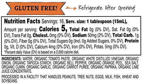 Miniatura 2 de Red Duck Salsa de taco orgánica suave sin gluten totalmente natural suave 8 onzas líquidas