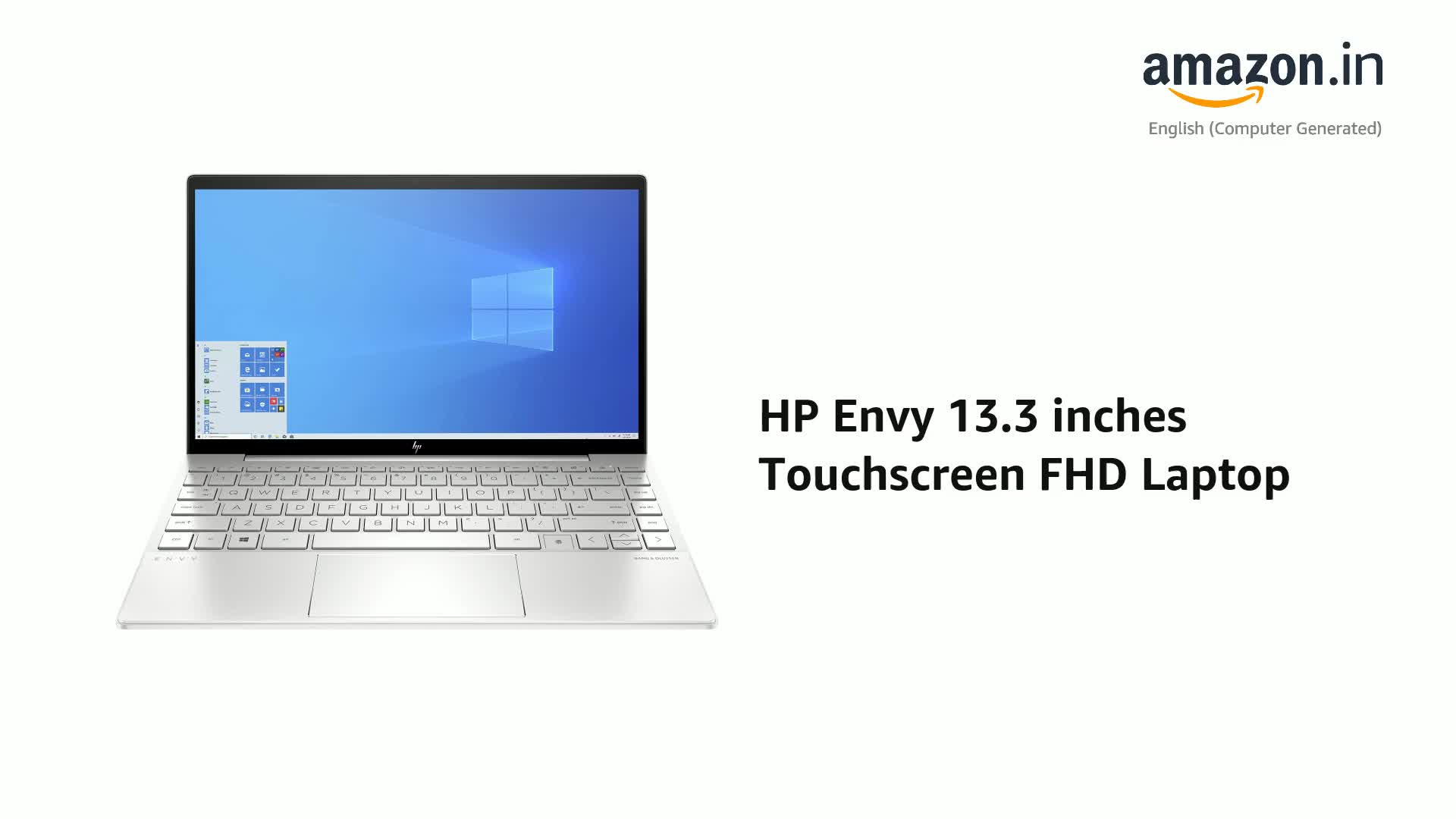 HP Envy 13.3 inches Touchscreen FHD Laptop (Intel 10th Gen i5