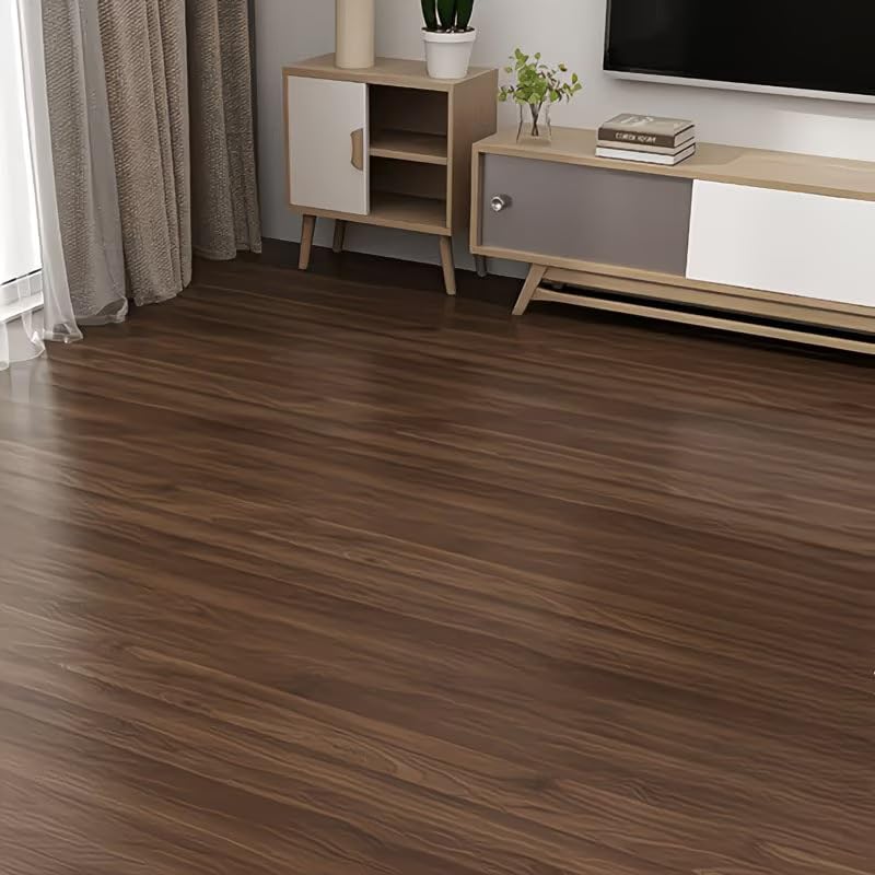 Image of Self-Adhesive Vinyl Flooring & Walls Covering, Waterproof, Removable Oil-Resistant Floor Sticker,Peel Stick Wallpaper for Kitchen Living Room Floor Stickers (Chestnut, 60 x 500 cm)