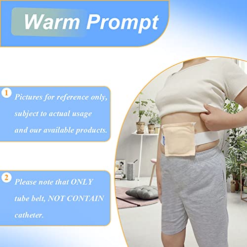 Feeding Tube Belt Peritoneal Dialysis Accessories Peg/G Tube Supplies Protective Covers Dialysis Tubing Medical Catheters Holder For Adults Cath Secure Pd J Port Wrap For Women Men (Beige) #TOP4