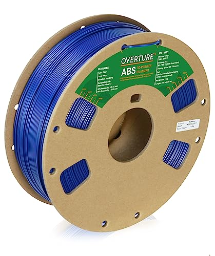 OVERTURE ABS Filament 1.75mm, ABS 1kg Spool (2.2lbs),3D Printer Filament,Dimensional Accuracy +/-...