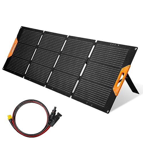 JustNow 200W Faltbares Solarpanel – Monokristalli Produktbild-Vorschau 2