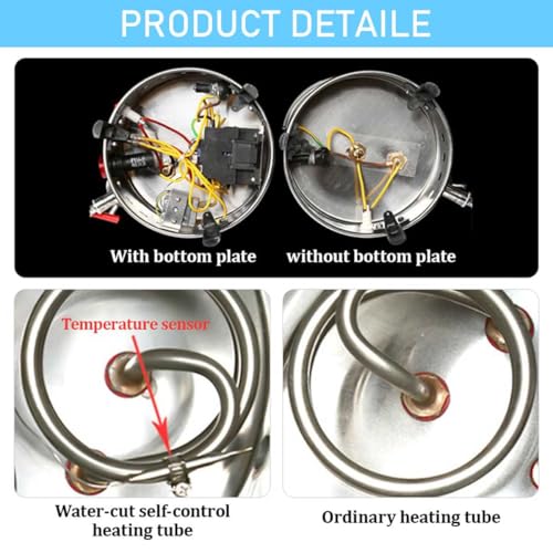 Genérico 304 Distiller de Agua de Acero Inoxidable - 5L/H Comprador electrotérrate automático para el hogar, labón, Dental y química - Sistema de destilería de Alta eficiencia