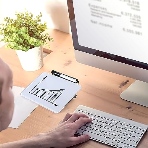 Sliandtelly Piccola lavagna bianca da scrivania