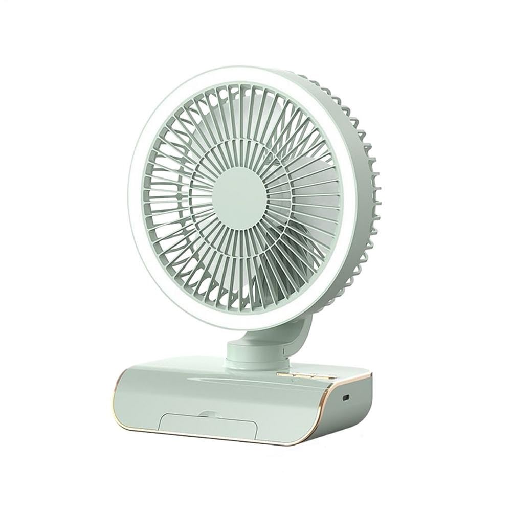 CTRLZS Remote Control Oscillating Air Circulator Fan 5 Speeds Personal Fan 4000mAh Rechargeable C